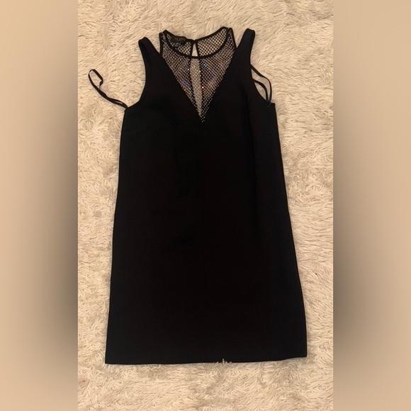 NWOT Ted Baker London Tasmmin Shift Sleeveless Black mini Dress sz 1 US 2 - Picture 5 of 9